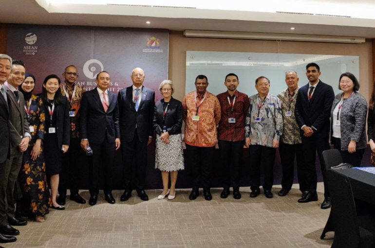 Courtesy Meeting with the Founder of World Economic Forum Professor Klaus Martin Schwab, 4 Sept