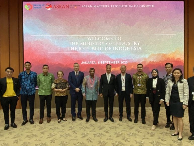 Courtesy Meeting with the Minister of Industry of the Republic of Indonesia H.E Agus Gumiwang Kartasasmita, 5 Sept